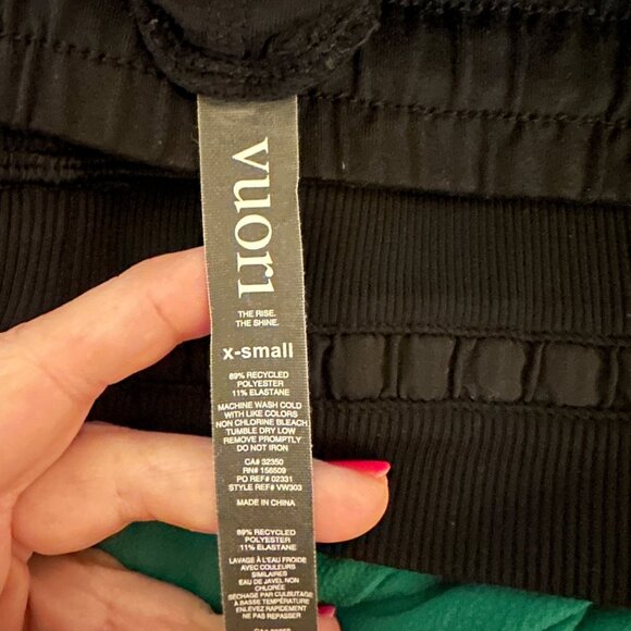 Vuori Dreamknit Performance Jogger Pants Womens Size XS Black Heather Athleisure - Picture 8 of 10